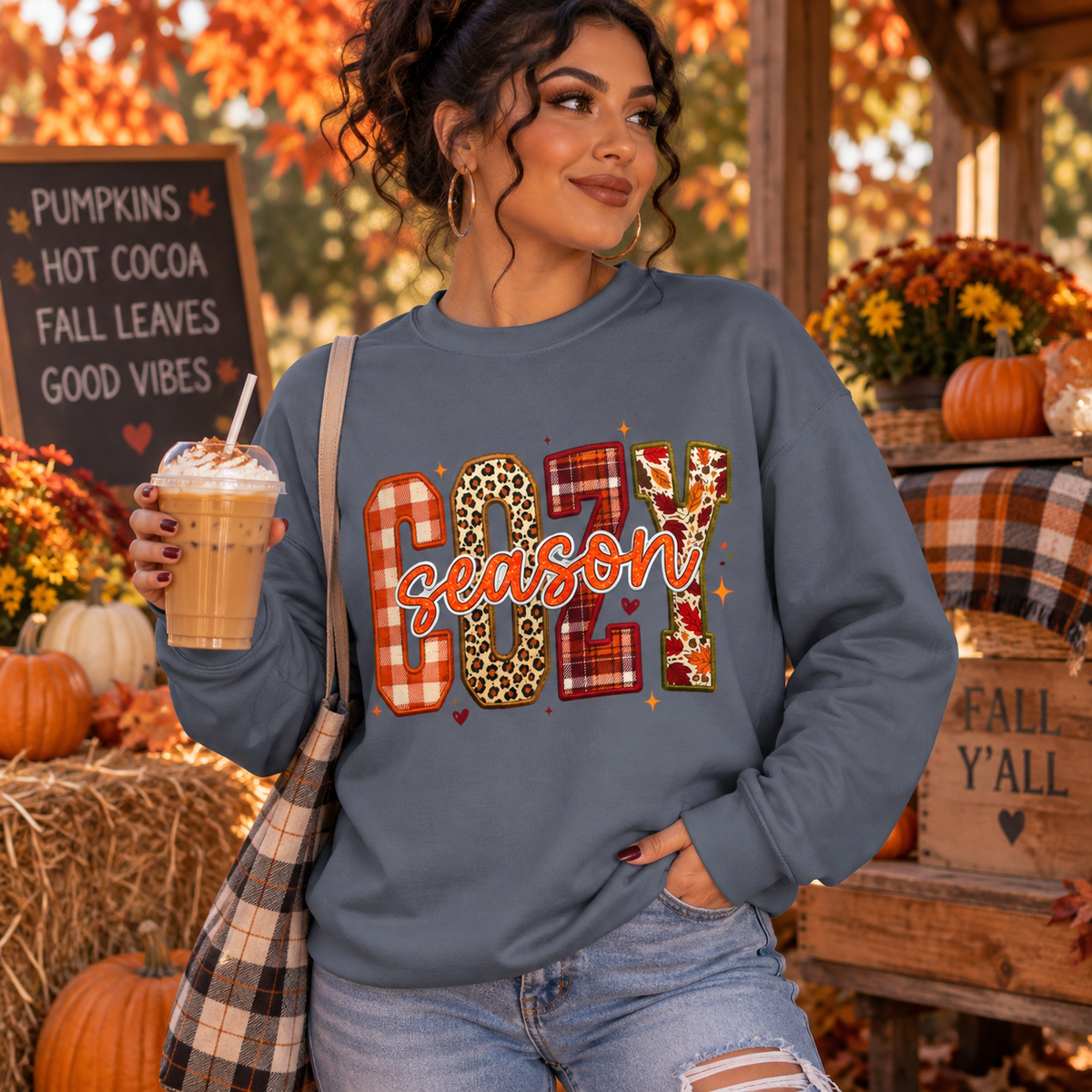 🍂 Cozy Season Gildan Sweatshirt 🍂
