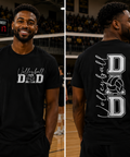 Volleyball Dad Comfort Colors® T-Shirt – Front & Back Graphic