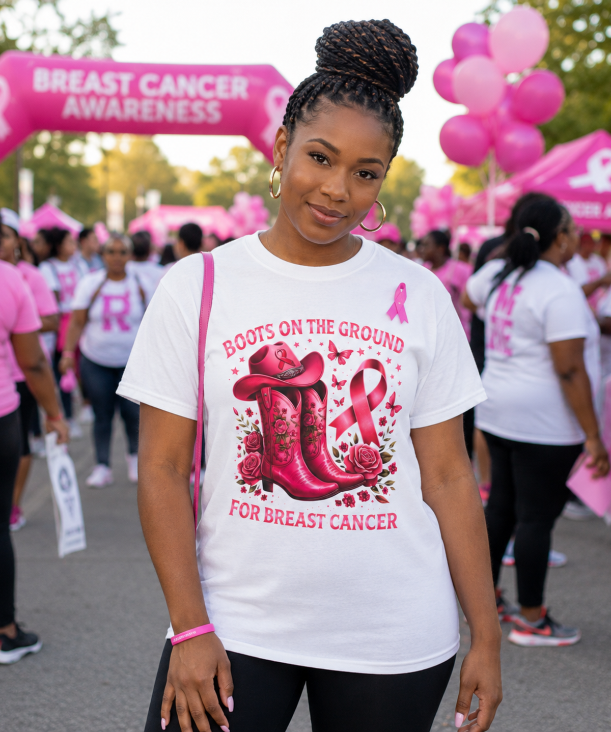 Boots on the Ground for Breast Cancer – Comfort Colors® T-Shirt