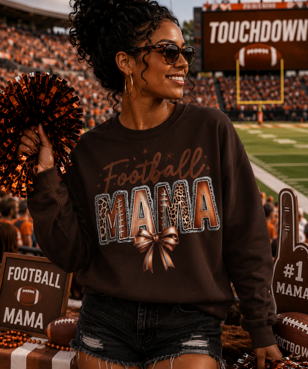 Football Mama Gildan® Sweatshirt