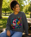 Gildan Heavy Blend™ Crewneck Sweatshirt – Smiley Graphic