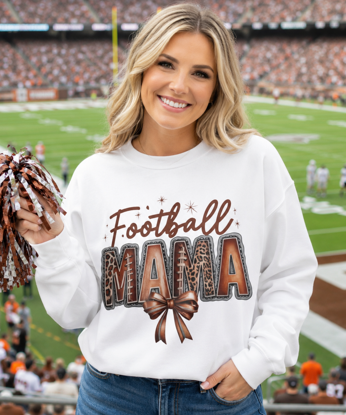 Football Mama Gildan® Sweatshirt