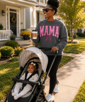 Mama Leopard Bow Gildan® Sweatshirt