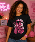 Comfort Colors® Breast Cancer Awareness T-Shirt – Pink Ribbon Boxing Gloves Graphic