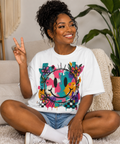 Colorful Smiley Face Comfort Colors® T-Shirt