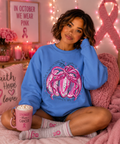 Pumpkin Breast Cancer Awareness Gildan® Sweatshirt